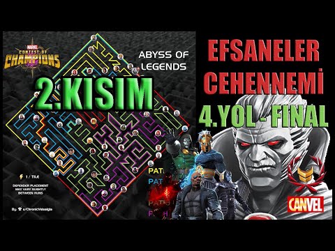 FINAL ABYSS OF LEGENDS PATH 4 (SON EFSANELER CEHENNEMİ 4.YOL) - PART 2 - MCOC