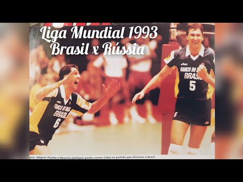 Liga Mundial 1993 - Brasil x Rússia (Final) - Vôlei Masculino