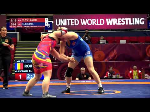 Repechage WW - 76 kg: D. VLASCEANU (ROU) v. I. SOLHEIM (NOR)