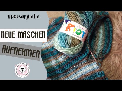 KAL Kersiny - Love / RvO / Picking up stitches under the arm