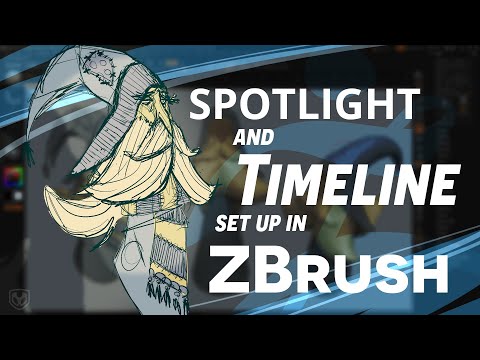 Spotlight And Timeline in ZBrush