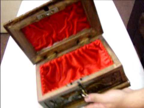 Handcrafted Secret Magic Puzzle Box. Walnut Wood