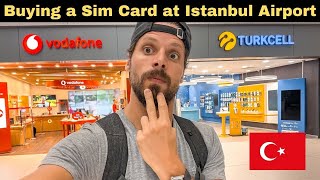 Buying a  Sim Card at Istanbul Airport in 2024