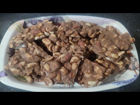 ચૉકલેટ માંડવી ની ચીક્કી બનાવવાની રીત / chocolate mandvi Ni chikki recipe