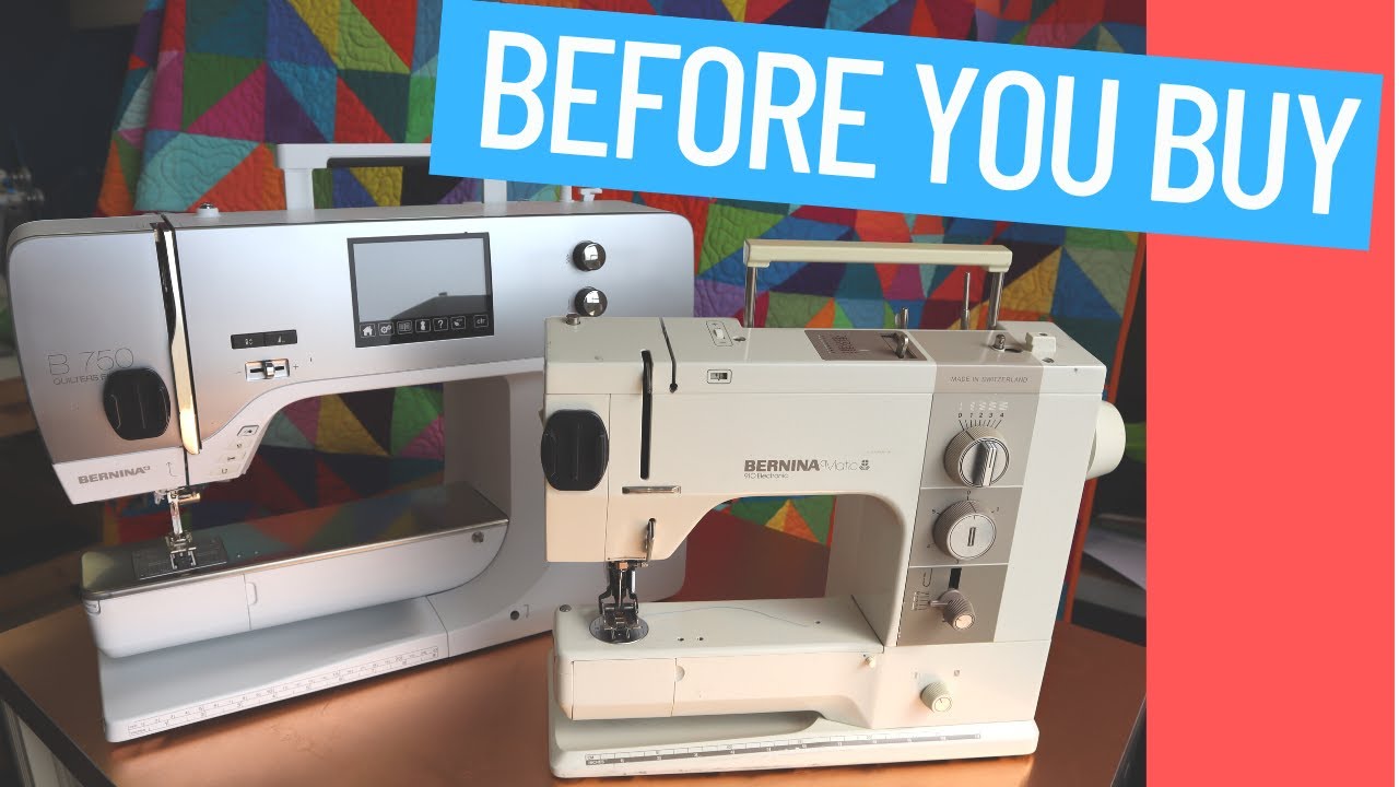 🧵 BUYING A NEW SEWING MACHINE - 8 QUESTIONS YOU NEED TO ASK YOURSELF BEFORE YOU PURCHASE