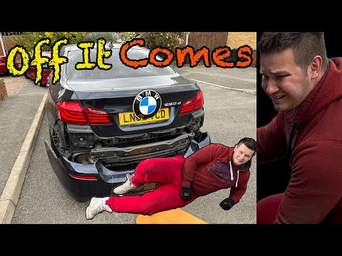 BMW F10 520d Rear Bumper Removal (English) - How To Remove BMW Rear Bumper