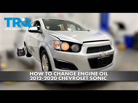 How to Change Engine Oil 2012-2020 Chevrolet Sonic