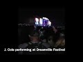 J. Cole performs at Dreamville Festival