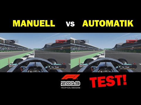 GETRIEBE MANUELL vs AUTOMATIK | F1 2019 FAHRHILFEN VERGLEICH (Tutorial/Guide)