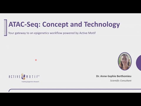 ATACseq: concept and technology – Anne-Sophie Ay-Berthomieu (Active Motif)