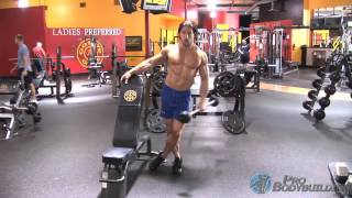 Single-Arm Barbell Lateral Raise exercise video thumbnail