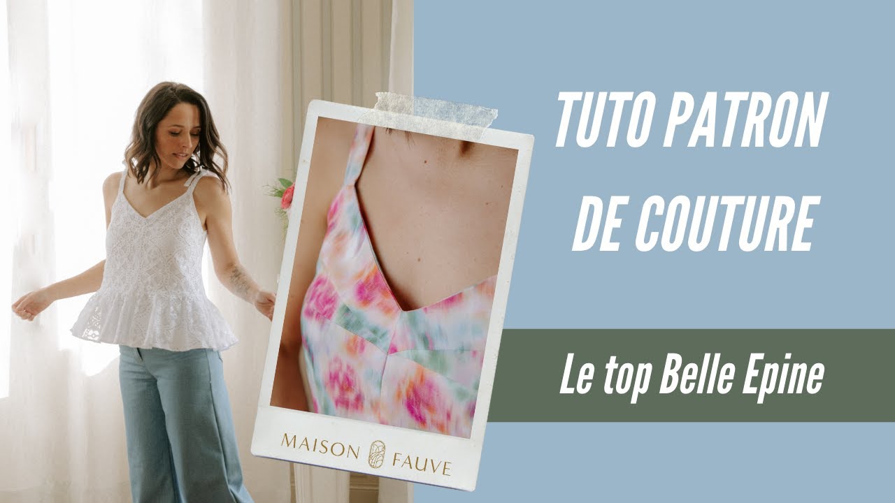 Patron couture top Belle Épine - Patron pochette