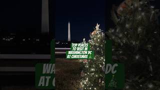 Top Sights in Washington DC at Christmas #christmas #shorts