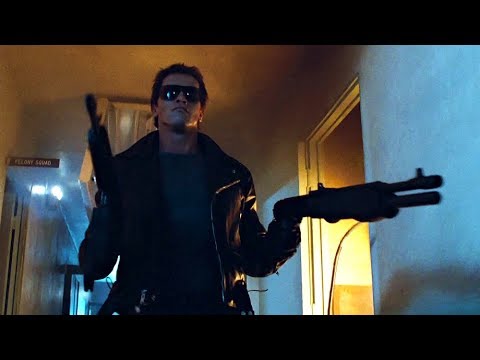 I'll be back (Police station assault) | The Terminator [Open Matte, Remastered]