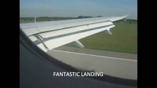 preview picture of video 'landing in munich airbus a319'