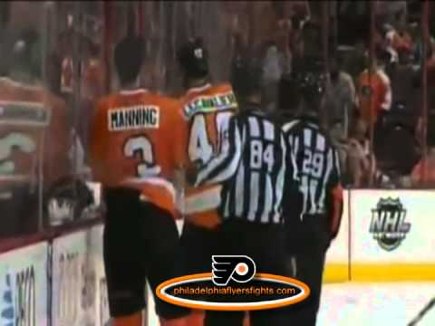 008  SMALL Sep 16, 2013 Garrett Mitchell vs Brandon Manning Washington Capitals vs Philadelphia Flye