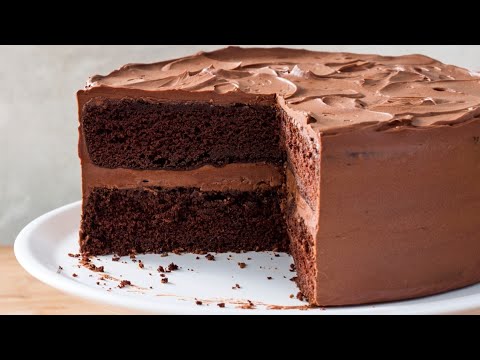 How To Make Chocolate Cake Without Eggs | Chocolate Cake Recipe | Simple Easy Chocolate Cake Recipe