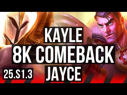 KAYLE vs JAYCE (TOP) | Comeback, 53k DMG | EUW Challenger | 25.S1.3