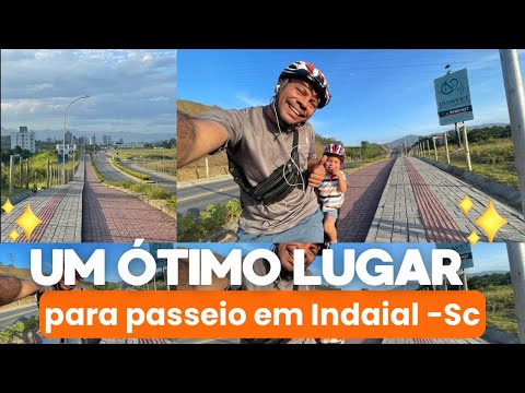 Como é Indaial em -SC / passeio de bike com o Davi / bate papo com Silvano Almeida 
