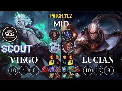 EDG Scout Viego vs Lucian Mid - KR Patch 11.2