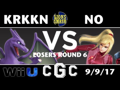 CGC Smash Fall 2017 - KRKKN (Charizard, Samus) vs No (Villager, ZSS) - Smash 4 Losers Round 6