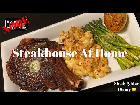 The Best Steak Dinner At Home, Better Than Ruth Chris!