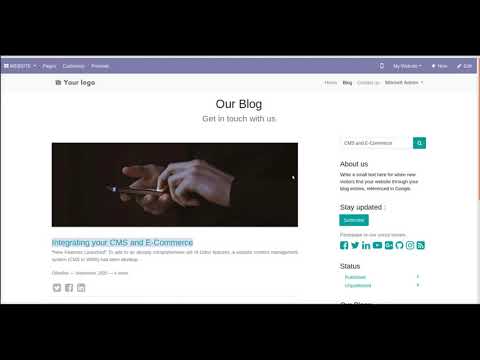 How to Improve Advance Website Blog Search Option | Odoo Apps Features #Odoo16 #website  #BlogSearch