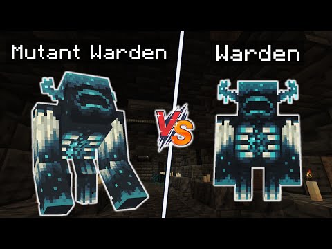 Minecraft Warden vs Mutant Warden