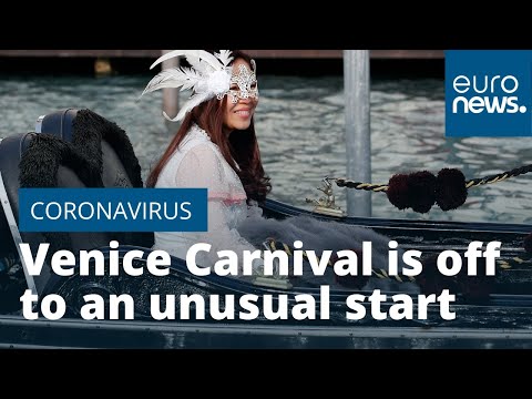 Venice Carnival starts amid 'coronavirus and high tide fears'