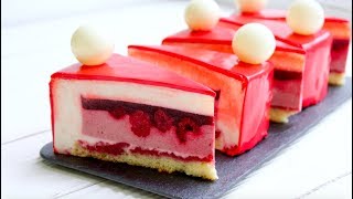 торт МУССОВЫЙ МАЛИНА ЛИМОН / MOUSSE RASPBERRY LEMON CAKE