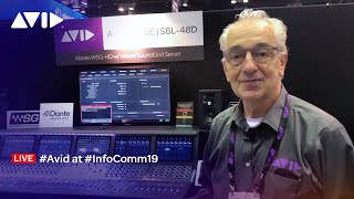 Video thumbnail for #AVID #INFOCOMM19 LIVE ⏩  VENUE | S6L-16C, 24C, 24D, 32D, and 48D by Avid