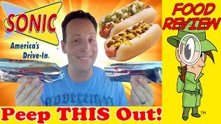 Sonic® | All-American Dog & Chili Cheese Coney Review! Peep THIS Out!