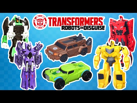 Transformers One Step Changers Robots in Disguise Wave 1 2 3 6 Wave 8 NEW Bumblebee and Sideswipe!! Video