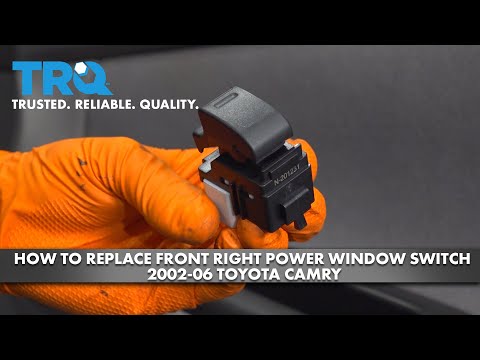 How to Replace Front Right Power Window Switch 2002-06 Toyota Camry