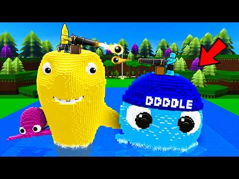 Building GIANT ARKEY in Build a Boat!