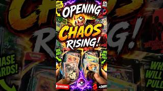 🔥 CHAOS RISING OPENING… DID WE JUST HIT BIG?! 👀⚡ #Pokemon #ChaosRising #Shorts