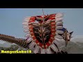 PR Fuerza Salvaje Rangers Forman El Isis Megazord Depredador Contra El Locomotive Org Cap 37