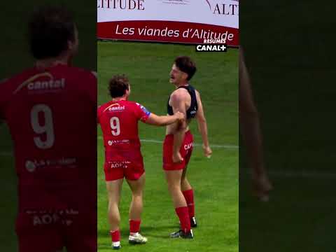 Sans maillot, Hugo Bastard s’est senti plus léger pour aller mettre cet essai 😮‍💨 #rugby