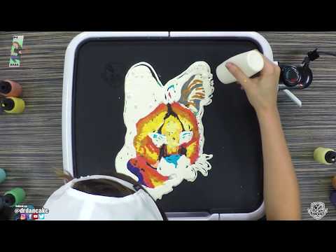 Serval (Rainbow Cat) Pancake Art 🐈🌈
