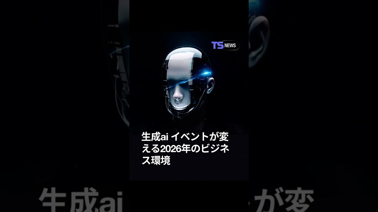 🤖 生成AIイベントが変える2026年のビジネス環境