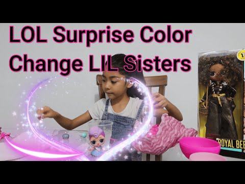 LOL Surprise Color Change LIL Sisters #lol #lolsurprise #surprise