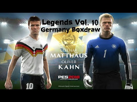 Legends Vol.10 GERMANY Silver+ & Gold+ Package Boxdraw | PES 2018 (Android/iOS) |