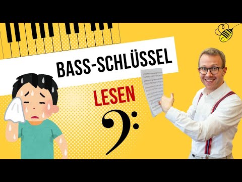 So wirst du den Bassschlüssel schnell lesen können!