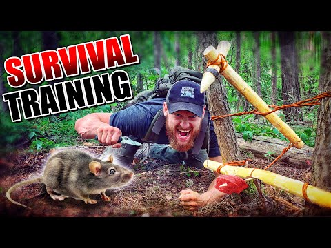 Survival Training – Building a deadly trap with only a knife and string | Fritz Meinecke