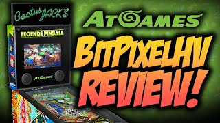 AtGames BitPixel HV Review!  An LED Pinball Marquee Not For Everyone!