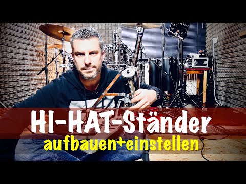 Hi-Hat Anleitung: Hi-Hat aufbauen + Hi-Hat einstellen (HI-HAT-Ständer)