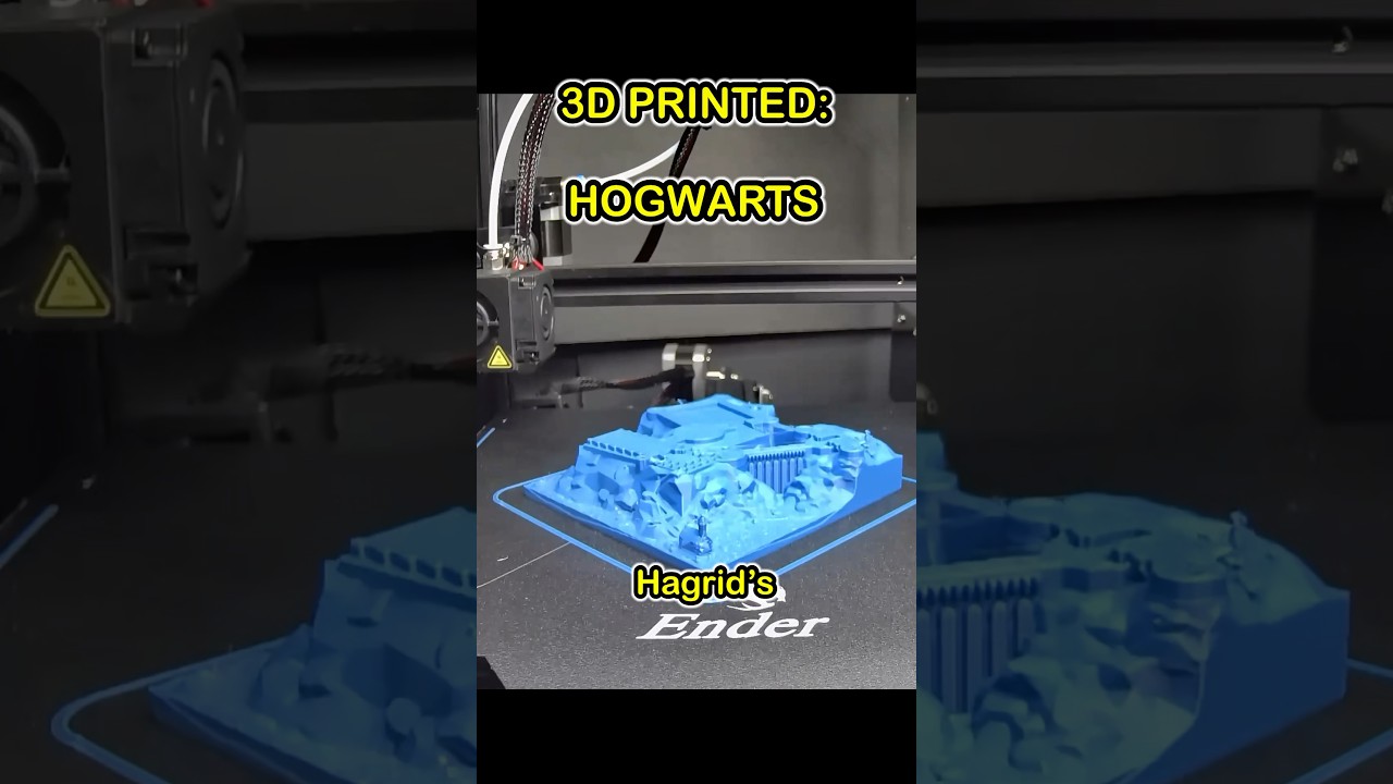 3D Printed Timelapse: Hogwarts Castle 🏰