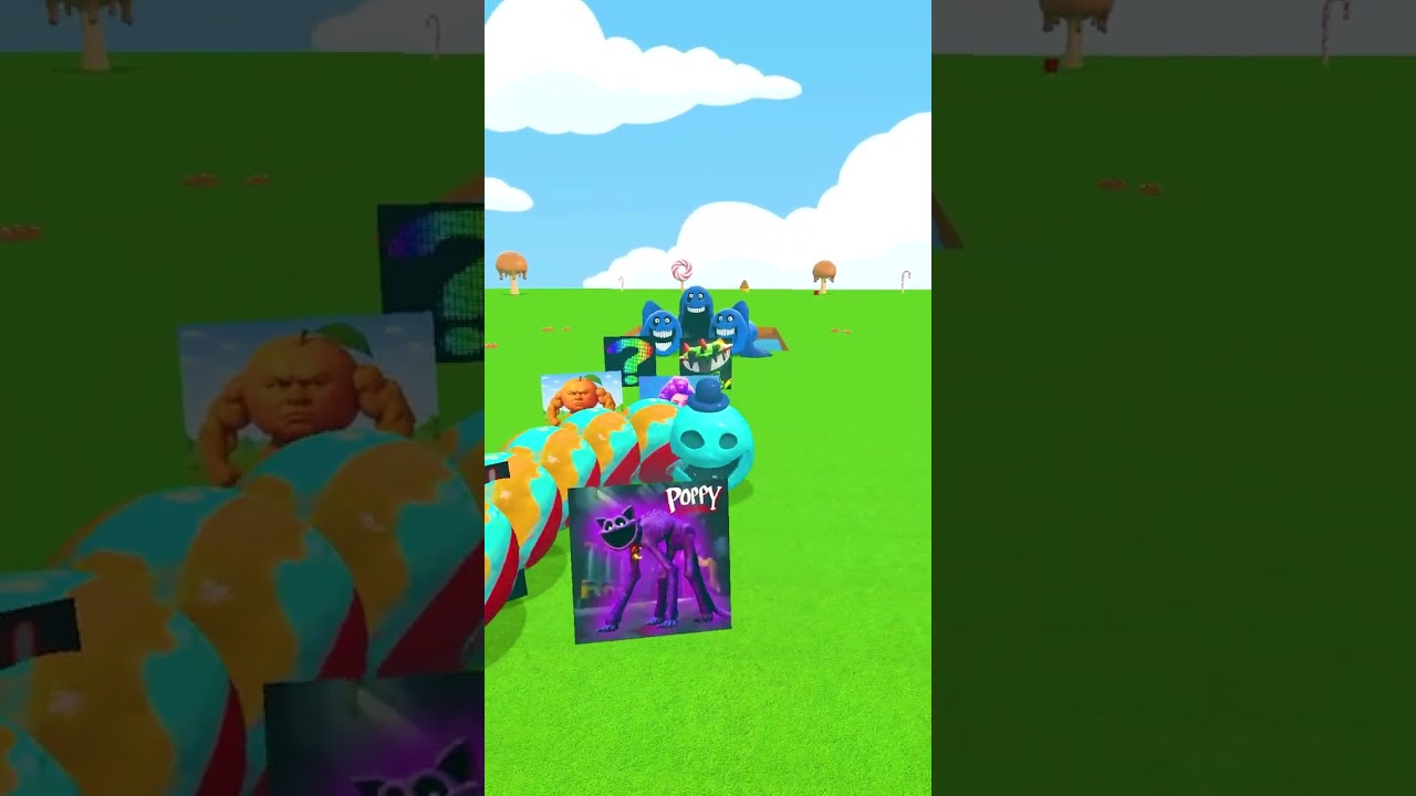 ALL SIZE NEW ROBLOX HUNGRY SPONGEBOB SONIC ODINDINDUN WORM BIG CITY in Garry's Mod