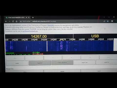 University of Twente WebSDR testing! 25/3/2022!