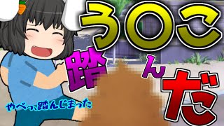 う〇こを踏んでしまい、うんこマンと呼ばれるようになった【ゆっくり茶番】【アホ】